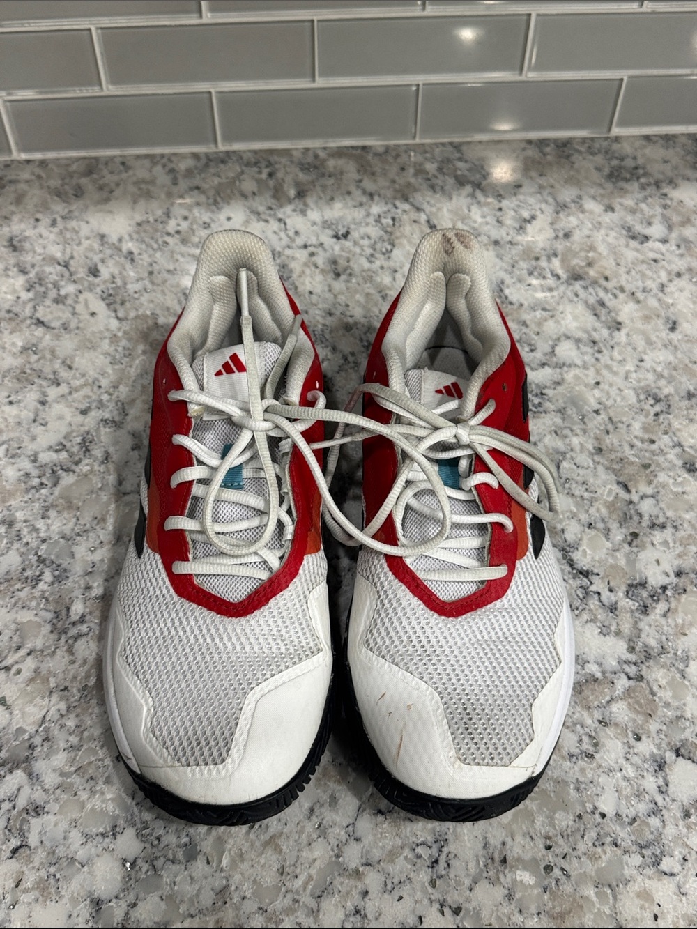 Adidas BOUNCE Court Jam Control tennis shoes, Clay Court